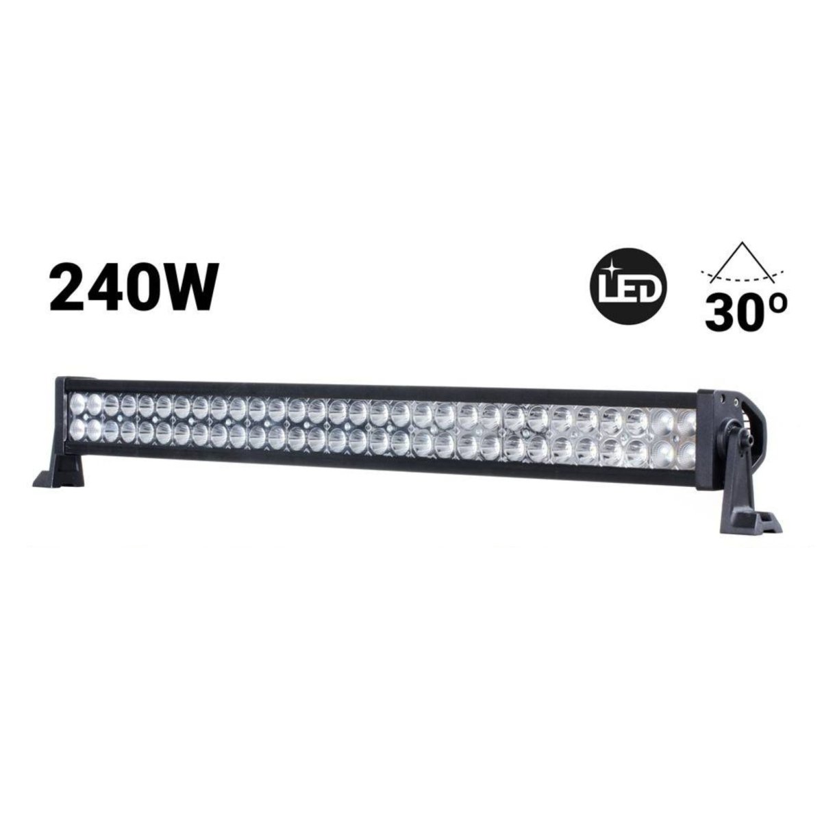 Barra LED 4x4 todoterreno - 240W - 10-40V DC - 42 Pulgadas - 16.000 lm - Ángulo 30º - Barcelona Led-