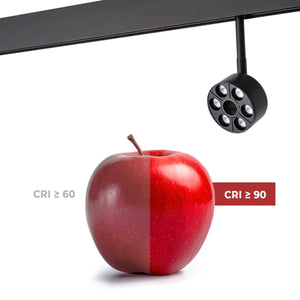 Luminaria circular LED para carril magnético 48V - Ø7cm - 6W - CRI90 - UGR18 - OSRAM - Barcelona Led-