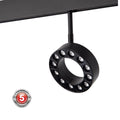 Luminária circular LED para trilho magnético 48V - Ø11,5cm - 12W - CRI90 - UGR18 - OSRAM 3
