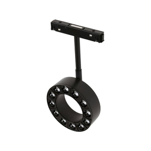 Luminaria circular LED para carril magnético 48V - Ø11,5cm - 12W - CRI90 - UGR18 - OSRAM - Barcelona Led-