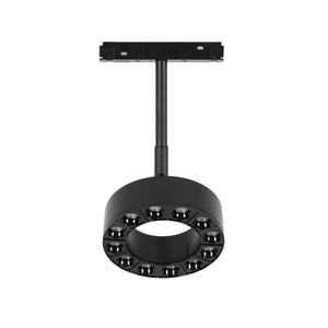 Luminaria circular LED para carril magnético 48V - Ø11,5cm - 12W - CRI90 - UGR18 - OSRAM - Barcelona Led-