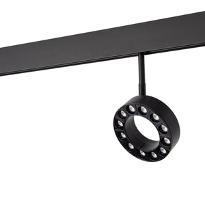Luminaria circular LED para carril magnético 48V - Ø11,5cm - 12W - CRI90 - UGR18 - OSRAM - Barcelona Led-