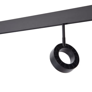 Luminaria circular LED para carril magnético 48V - Ø11,5cm - 12W - CRI90 - UGR18 - OSRAM (10)