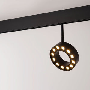 Luminaria circular LED para carril magnético 48V - Ø11,5cm - 12W - CRI90 - UGR18 - OSRAM - Barcelona Led-