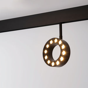 Luminaria circular LED para carril magnético 48V - Ø11,5cm - 12W - CRI90 - UGR18 - OSRAM (15)