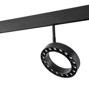 Luminaria circular LED para carril magnético 48V - Ø16cm - 18W - CRI90 - UGR18 - OSRAM - Barcelona Led-