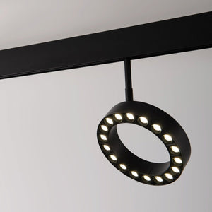 Luminaria circular LED para carril magnético 48V - Ø16cm - 18W - CRI90 - UGR18 - OSRAM - Barcelona Led-