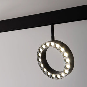 Luminaria circular LED para carril magnético 48V - Ø16cm - 18W - CRI90 - UGR18 - OSRAM - Barcelona Led-