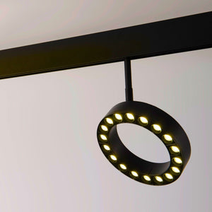 Luminaria circular LED para carril magnético 48V - Ø16cm - 18W - CRI90 - UGR18 - OSRAM - Barcelona Led-