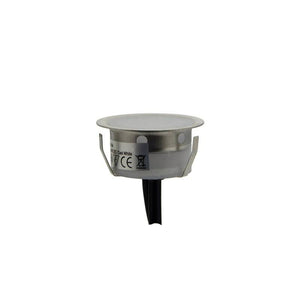 Kit 6 focos LED empotrables en suelo Ø40x20mm 0,4W 12V-DC IP67 - Barcelona Led-