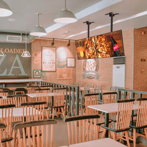 Pantalla LCD 43" - 500 nits - FULL HD – Menús y Señalización Digital - Soporte de techo (2)