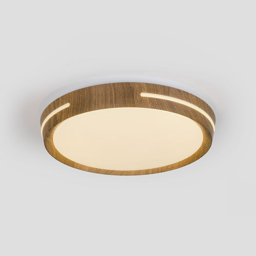LED Ceiling Panel CCT - 24W - Side Effect - Wood Color Ø40cm