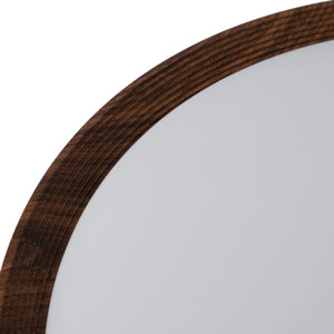 Plafón de techo LED CCT - 24W - Efecto lateral - Color madera Ø40cm - Barcelona Led-