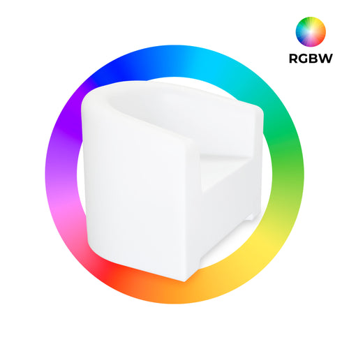 Fotelik świecący LED RGBW - 16W - Ładowalny