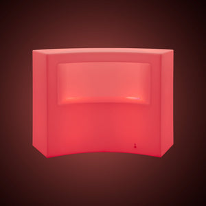 Barra de bar LED RGBW - 2 x 5W - Recargable - Diseño curvo (8)