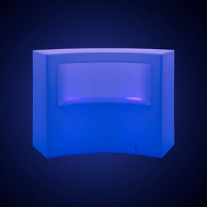 Barra de bar LED RGBW - 2 x 5W - Recargable - Diseño curvo (9)