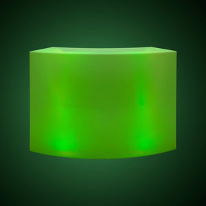 Barra de bar LED RGBW - 2 x 5W - Recargable - Diseño curvo - Barcelona Led-Mobiliario