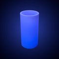 Macetero cilíndrico LED RGBW - 5W - 80 x Ø 40cm - Recargable 3