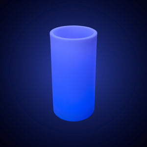 Macetero cilíndrico LED RGBW - 5W - 80 x Ø 40cm - Recargable (2)