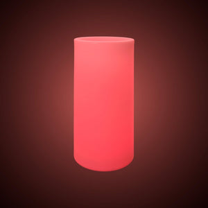 Macetero cilíndrico LED RGBW - 5W - 80 x Ø 40cm - Recargable - Barcelona Led-Mobiliario