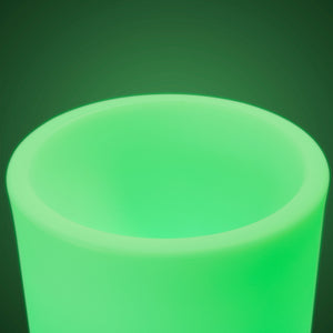 Macetero cilíndrico LED RGBW - 5W - 80 x Ø 40cm - Recargable (7)