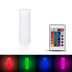 Macetero cilíndrico LED RGBW - 7W - 115 x Ø 40cm - Recargable (10)