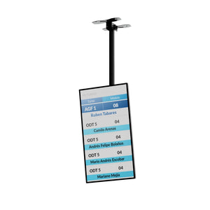 Pantalla LCD 32" - 500 nits - FULL HD – Menús y Señalización Digital - Soporte de techo (12)