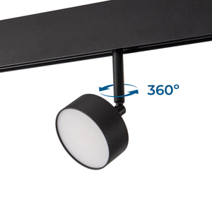 Luminaria circular LED para carril magnético 48V - 9W - Ø7.5cm - CRI90 - Chip OSRAM (4)