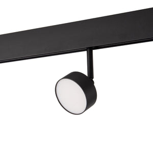 Luminaria circular LED para carril magnético 48V - 9W - Ø7.5cm - CRI90 - Chip OSRAM - Barcelona Led-
