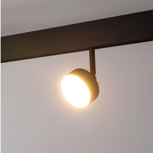 Luminaria circular LED para carril magnético 48V - 9W - Ø7.5cm - CRI90 - Chip OSRAM - Barcelona Led-