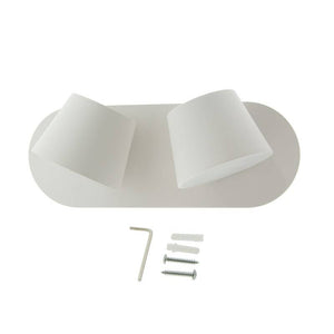 Aplique de pared LED doble "KOP-2" orientable 12W - Barcelona Led-Decoración