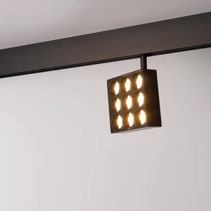 Luminaria cuadrada LED para carril magnético 48V - 9W - CRI90 - UGR18 - OSRAM - Barcelona Led-