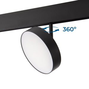 Luminaria circular LED para carril magnético 48V - Ø14.2cm - 18W - CRI90 - OSRAM - Barcelona Led-