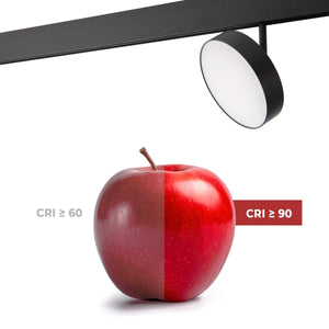 Luminaria circular LED para carril magnético 48V - Ø14.2cm - 18W - CRI90 - OSRAM - Barcelona Led-