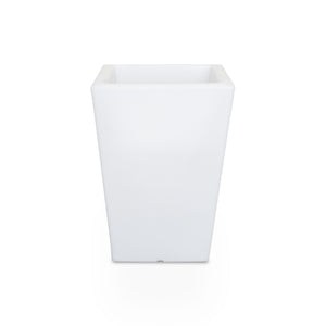 Macetero cuadrado LED RGBW - 12W - Recargable - Mando a distancia (2)