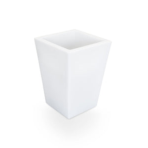 Macetero cuadrado LED RGBW - 12W - Recargable - Mando a distancia - Barcelona Led-Mobiliario