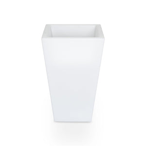 Macetero cuadrado LED RGBW - 24W - Recargable - Mando a distancia - Barcelona Led-Mobiliario