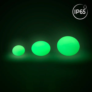 Lámpara de exterior "Stone" - RGBW - 0,5W - Ø20 - Recargable - Barcelona Led-Mobiliario