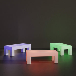 Mesa de centro LED RGBW - 20W - Recargable (18)