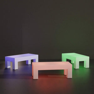 Mesa de centro LED RGBW - 20W - Recargable - Barcelona Led-Mobiliario