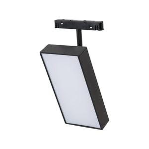 Luminaria cuadrada LED para carril magnético 48V - 18W - CRI90 - OSRAM - Barcelona Led-