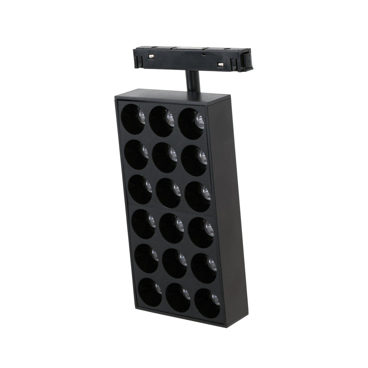Luminaria cuadrada LED para carril magnético 48V - 18W - CRI90 - UGR18 - OSRAM - Barcelona Led-