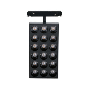 Luminaria cuadrada LED para carril magnético 48V - 18W - CRI90 - UGR18 - OSRAM (2)