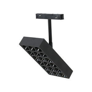 Luminaria cuadrada LED para carril magnético 48V - 18W - CRI90 - UGR18 - OSRAM - Barcelona Led-