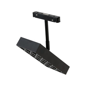 Luminaria cuadrada LED para carril magnético 48V - 18W - CRI90 - UGR18 - OSRAM - Barcelona Led-