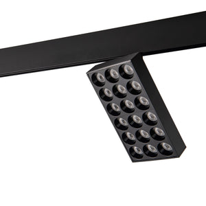 Luminaria cuadrada LED para carril magnético 48V - 18W - CRI90 - UGR18 - OSRAM (7)