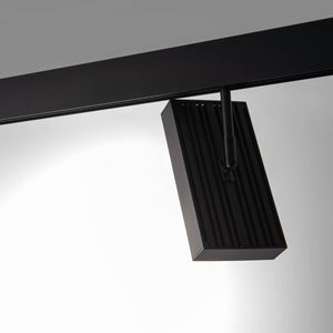Luminaria cuadrada LED para carril magnético 48V - 18W - CRI90 - UGR18 - OSRAM - Barcelona Led-