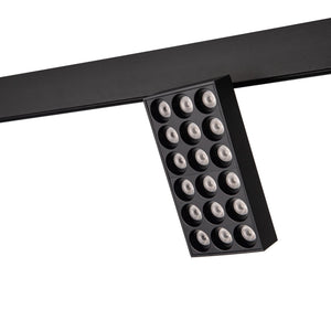 Luminaria cuadrada LED para carril magnético 48V - 18W - CRI90 - UGR18 - OSRAM (15)