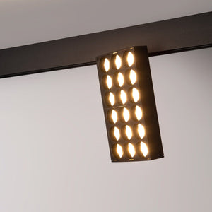 Luminaria cuadrada LED para carril magnético 48V - 18W - CRI90 - UGR18 - OSRAM - Barcelona Led-