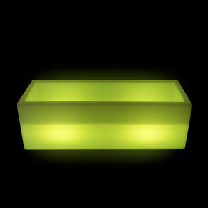 Macetero rectangular LED RGBW - 24W - Recargable - Mando a distancia (8)